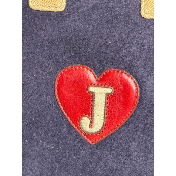 Vintage og juicy couture strawberry velour makeup cosmetic case bag - Picture 4 of 12